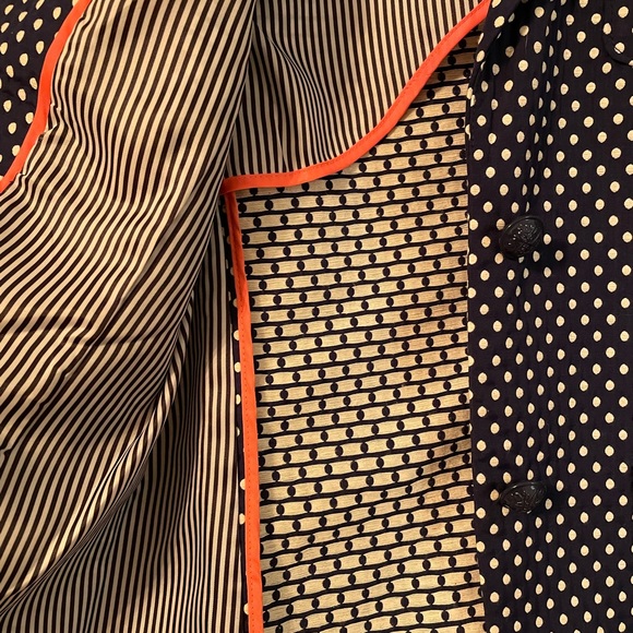 The Gap navy polka dot Academy Blazer - size 0 - Picture 3 of 5